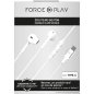 Ecouteurs USB C Force Play Bouton Conception renforcée Blanc Ecouteurs USB C Force Play Bouton Conception renforcée Blanc