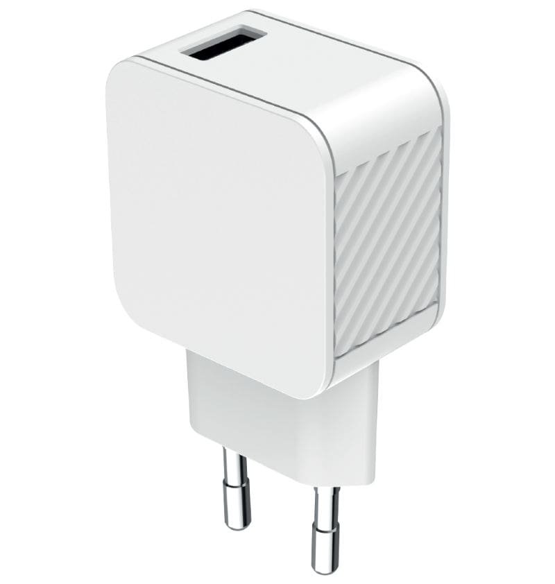 Chargeur maison 2.4A USB A FastCharge Blanc - Bigben Chargeur maison 2.4A USB A FastCharge Blanc - Bigben
